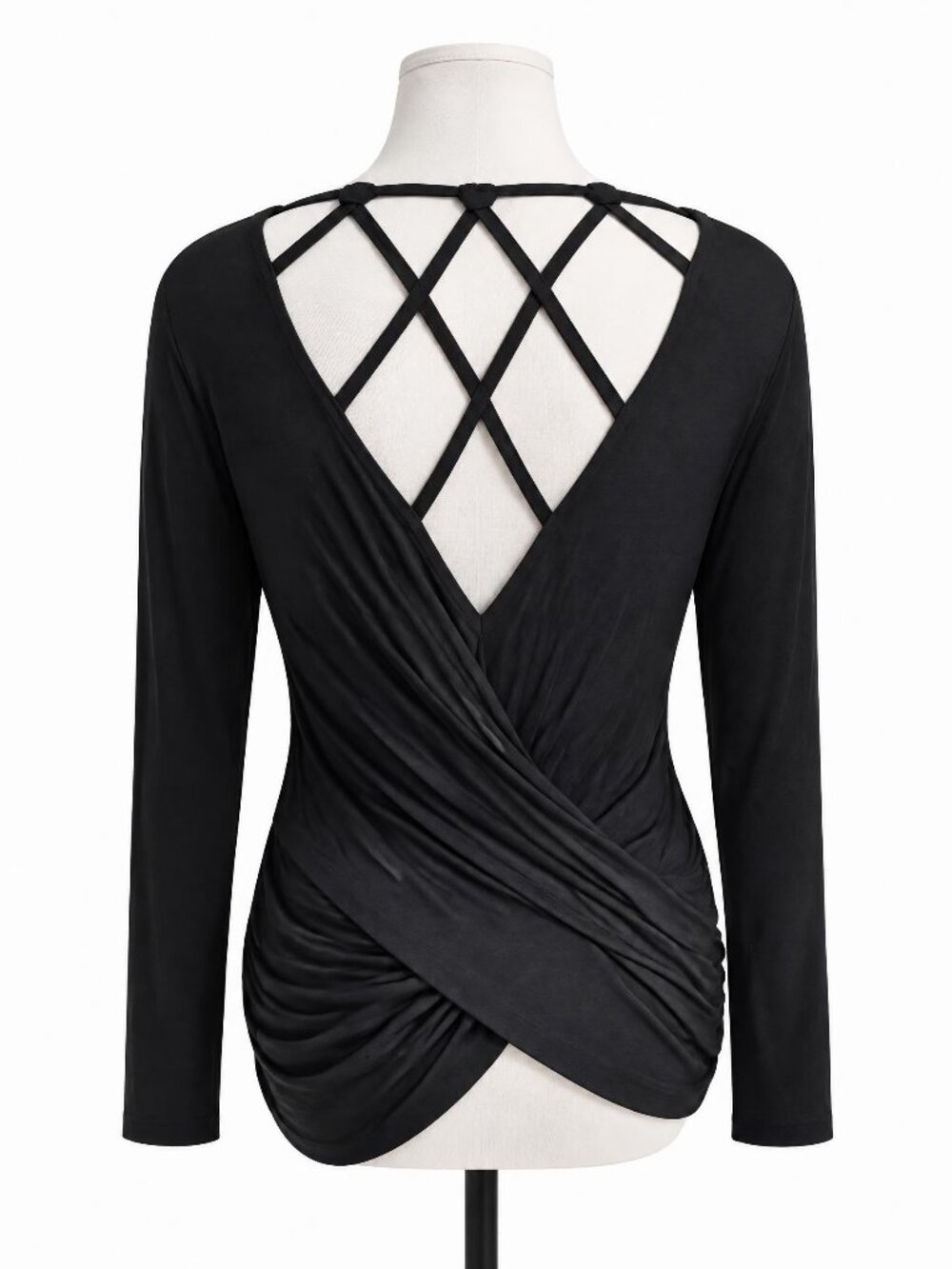 VENUS Lattice Back Casual Top Size Medium